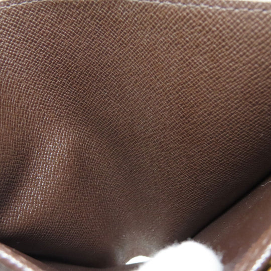 LOUIS VUITTON Bifold Wallet N61674 Damier canvas Brown Portefeuille Vienova