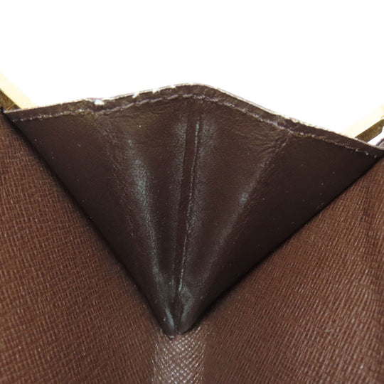LOUIS VUITTON Bifold Wallet N61674 Damier canvas Brown Portefeuille Vienova