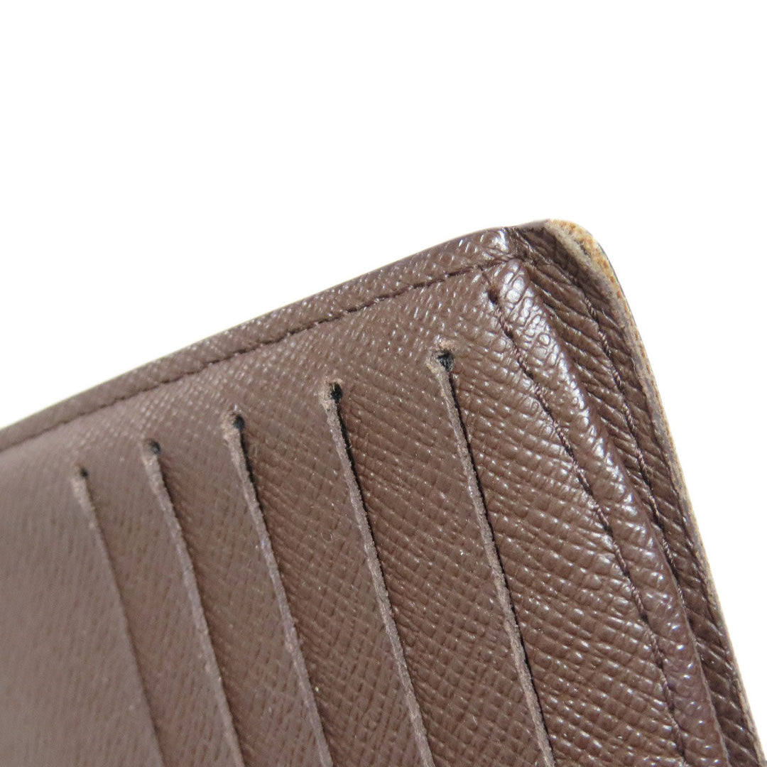 LOUIS VUITTON Bifold Wallet N61674 Damier canvas Brown Portefeuille Vienova