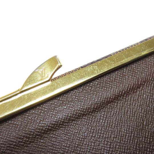 LOUIS VUITTON Bifold Wallet N61674 Damier canvas Brown Portefeuille Vienova