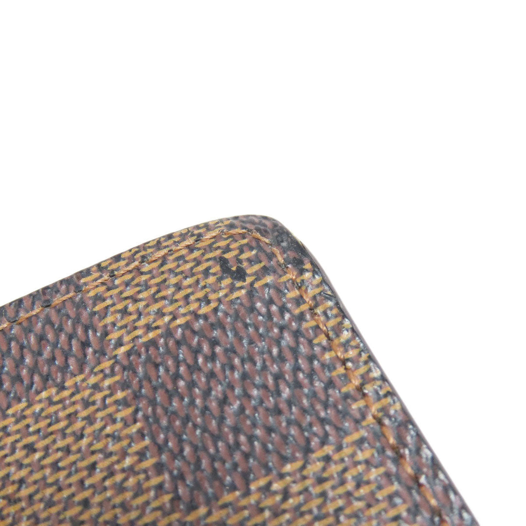 LOUIS VUITTON Bifold Wallet N61674 Damier canvas Brown Portefeuille Vienova