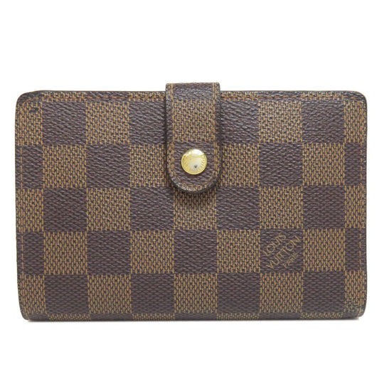 LOUIS VUITTON Bifold Wallet N61674 Damier canvas Brown Portefeuille Vienova
