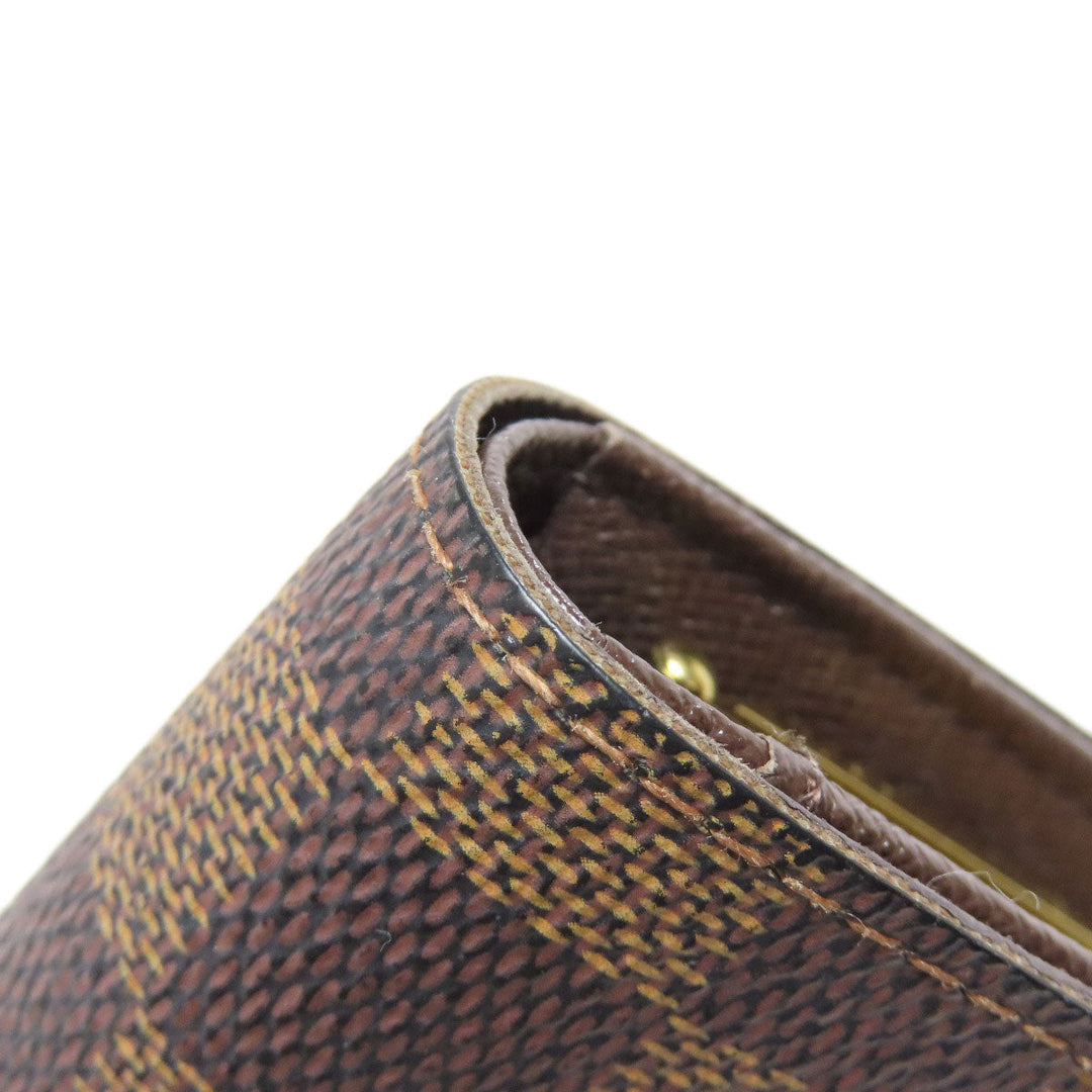 LOUIS VUITTON Bifold Wallet N61674 Damier canvas Brown Portefeuille Vienova