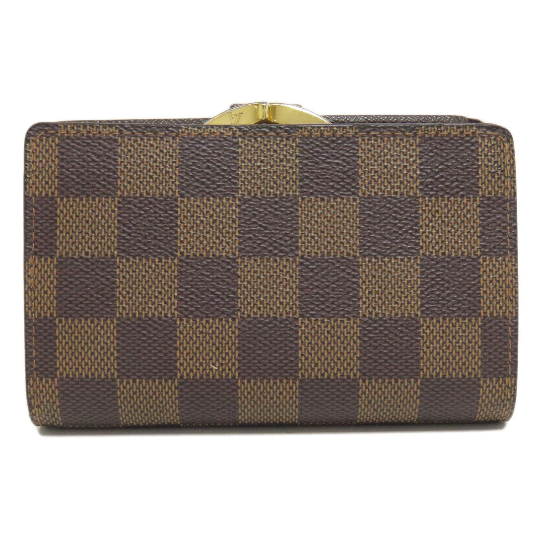 LOUIS VUITTON Bifold Wallet N61674 Damier canvas Brown Portefeuille Vienova