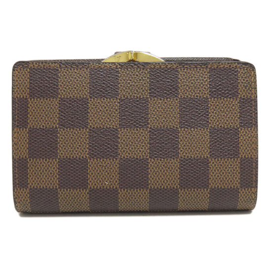 LOUIS VUITTON Bifold Wallet N61674 Damier canvas Brown Portefeuille Vienova