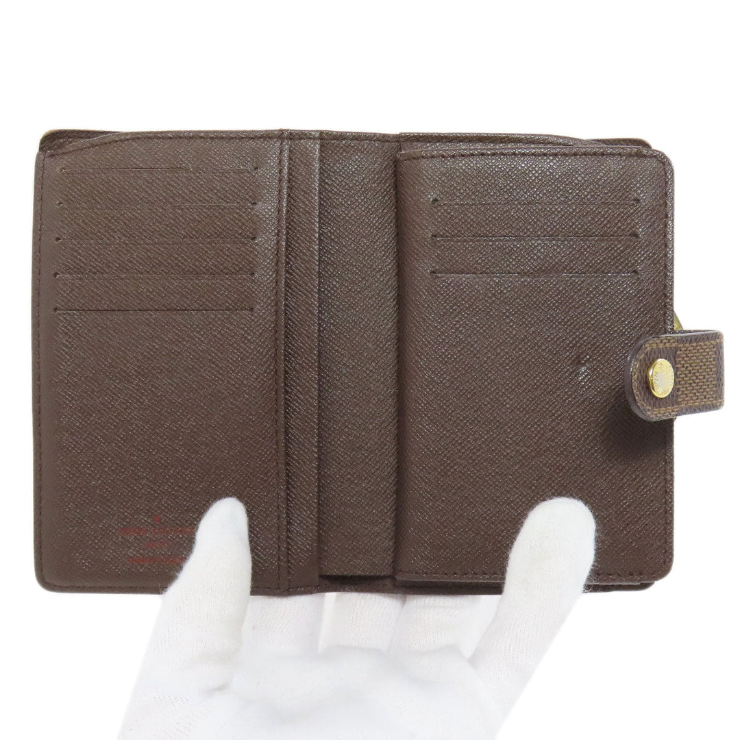 LOUIS VUITTON Bifold Wallet N61674 Damier canvas Brown Portefeuille Vienova