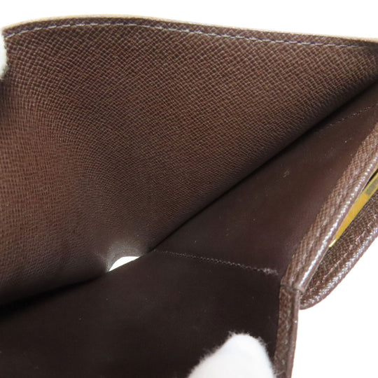 LOUIS VUITTON Bifold Wallet N61674 Damier canvas Brown Portefeuille Vienova