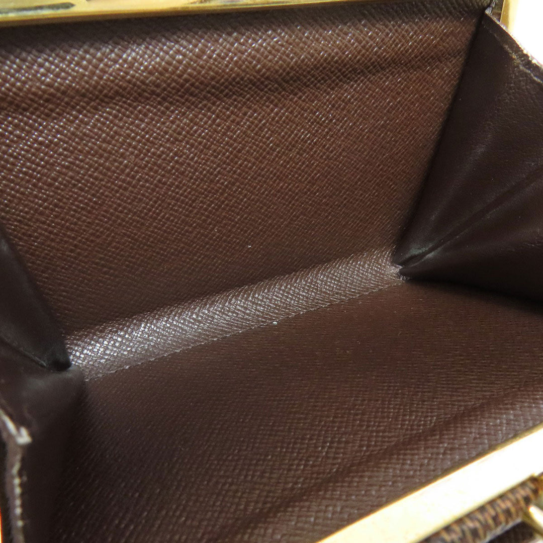 LOUIS VUITTON Bifold Wallet N61674 Damier canvas Brown Portefeuille Vienova
