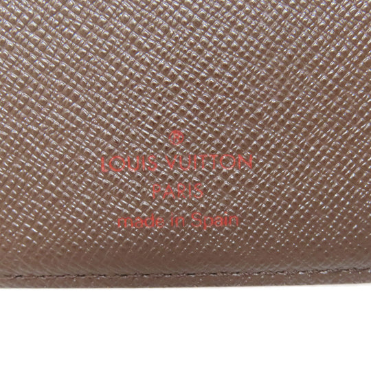 LOUIS VUITTON Bifold Wallet N61674 Damier canvas Brown Portefeuille Vienova