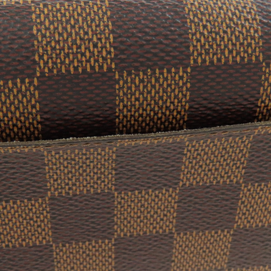 LOUIS VUITTON Long Wallet Purse N63209 Damier canvas Brown Portefeuille Sara