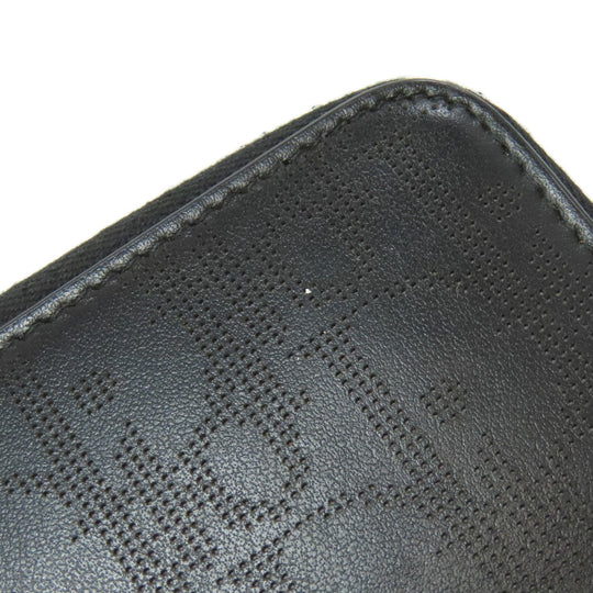 Christian Dior Long Wallet Purse Calfskin black Oblique Galaxy mens Used Authentic