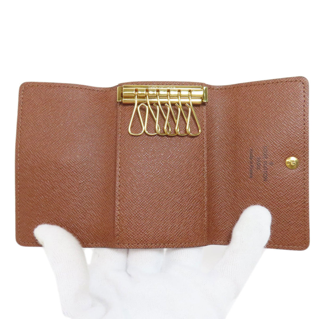 LOUIS VUITTON Key case Key holder  M62630 Monogram canvas Brown Multicles6 Women(Unisex) Used Authentic