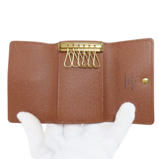 LOUIS VUITTON Key case Key holder  M62630 Monogram canvas Brown Multicles6 Women(Unisex) Used Authentic