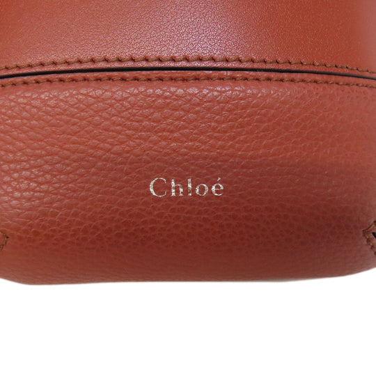 Chloe Shoulder Bag leather Brown Walden Women Used Authentic