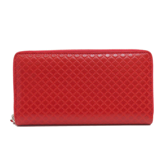 GUCCI Long Wallet Purse 307990 leather Red Diamante Women Used Authentic