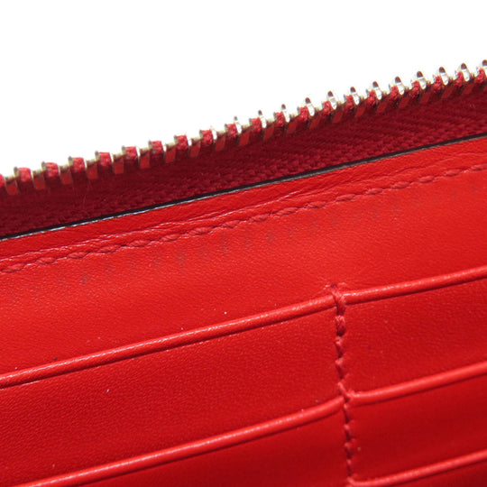 GUCCI Long Wallet Purse 307990 leather Red Diamante Women Used Authentic