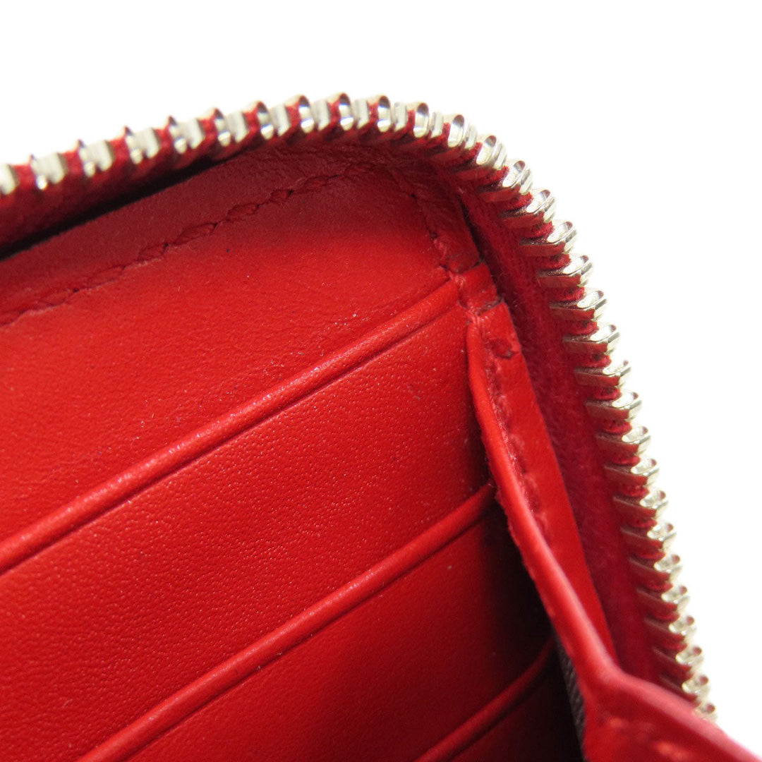 GUCCI Long Wallet Purse 307990 leather Red Diamante Women Used Authentic