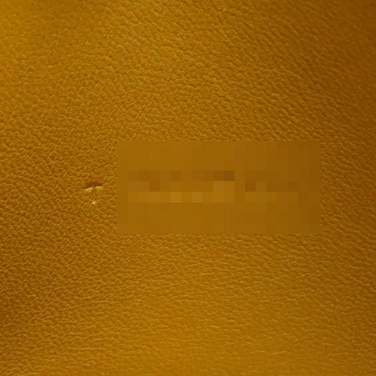 HERMES Long Wallet Purse Taurillon Clemence Brown Dogon Long SilverMetal Women Used Authentic