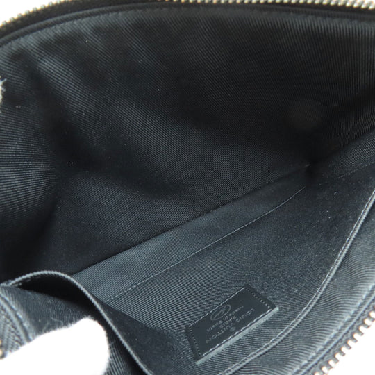 LOUIS VUITTON iPad case M64449 Monogram canvas black Fragment collaboration Women Used Authentic