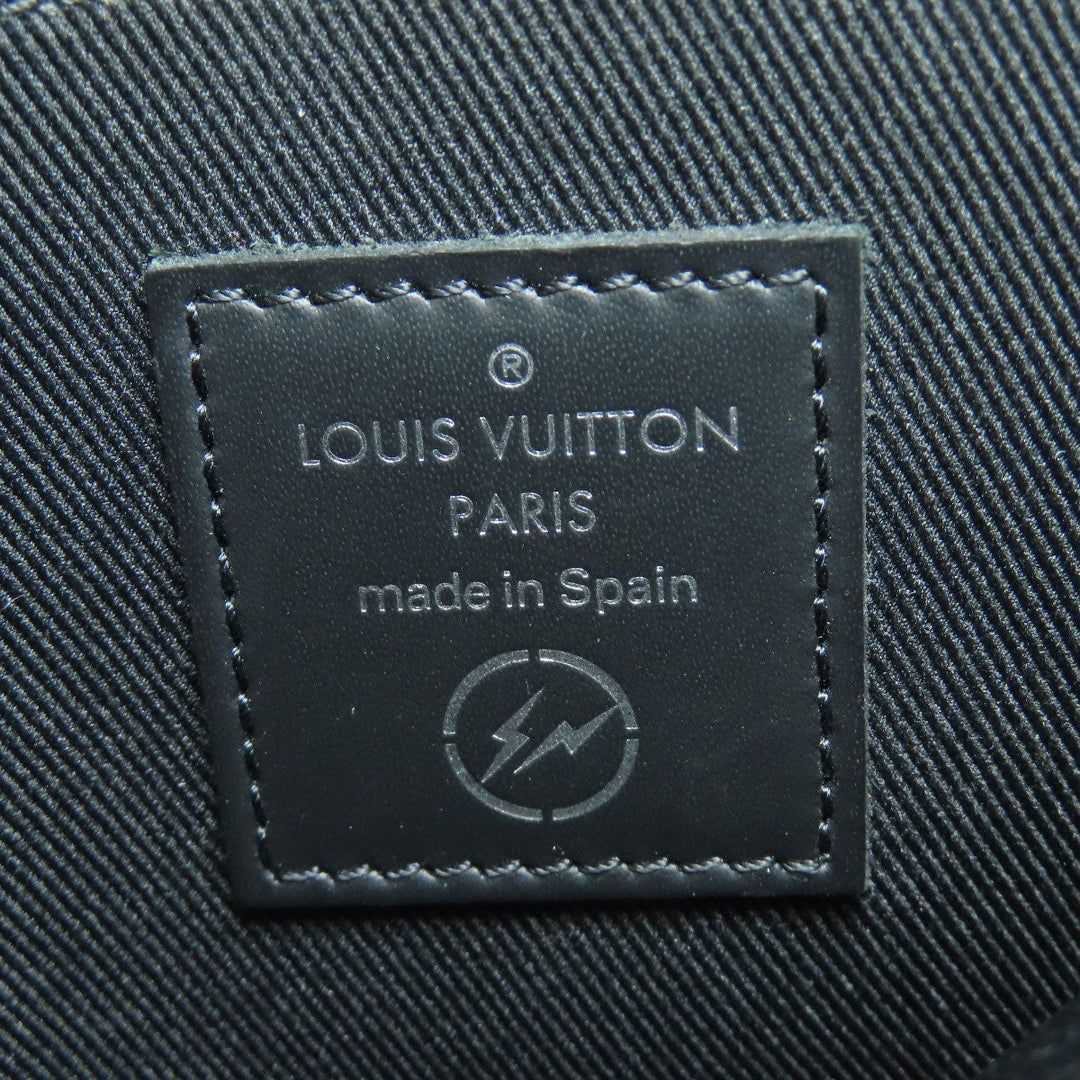 LOUIS VUITTON iPad case M64449 Monogram canvas black Fragment collaboration Women Used Authentic