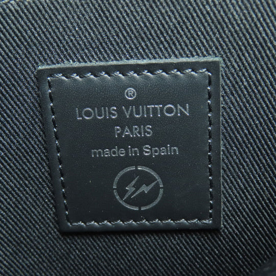 LOUIS VUITTON iPad case M64449 Monogram canvas black Fragment collaboration Women Used Authentic