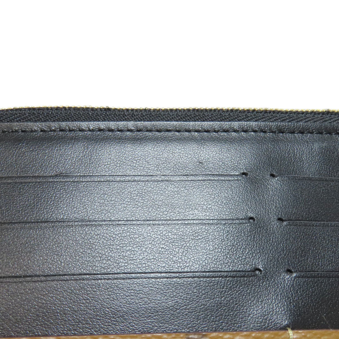 LOUIS VUITTON Long Wallet Purse M80390 Monogram reverse Brown Slim purse Women Used Authentic