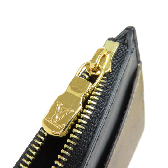 LOUIS VUITTON Long Wallet Purse M80390 Monogram reverse Brown Slim purse Women Used Authentic