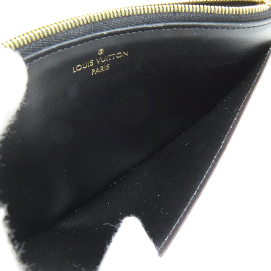 LOUIS VUITTON Long Wallet Purse M80390 Monogram reverse Brown Slim purse Women Used Authentic