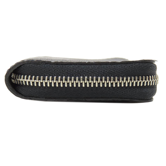 LOUIS VUITTON Coin case N63076 Damier canvas black Zippy coin purse mens Used Authentic