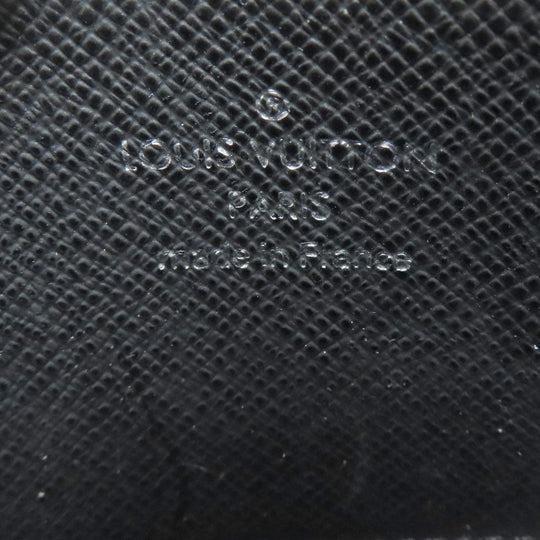 LOUIS VUITTON Coin case N63076 Damier canvas black Zippy coin purse mens Used Authentic