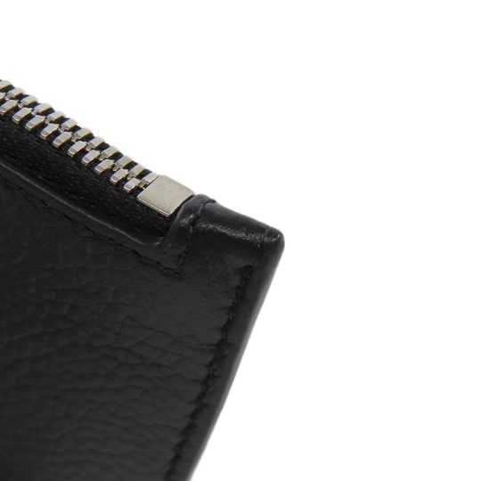 BALENCIAGA Coin case 640535 leather black logo