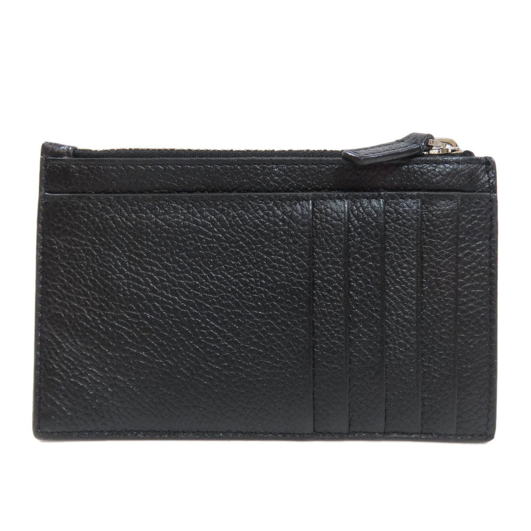 BALENCIAGA Coin case 640535 leather black logo