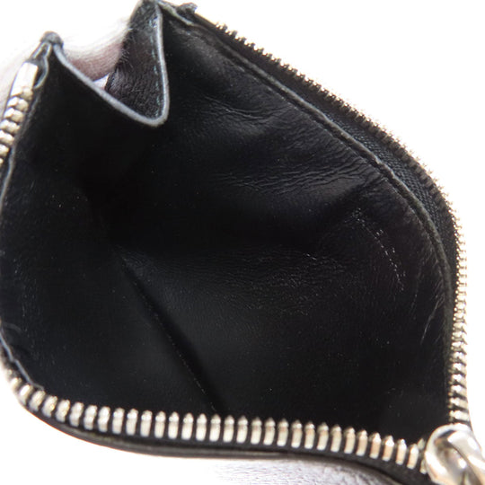 BALENCIAGA Coin case 640535 leather black logo