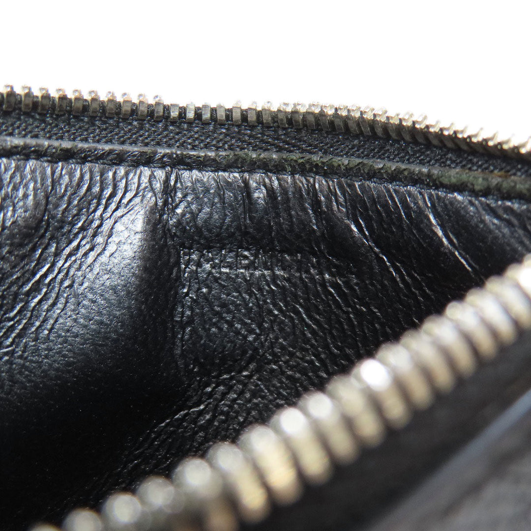 BALENCIAGA Coin case 640535 leather black logo