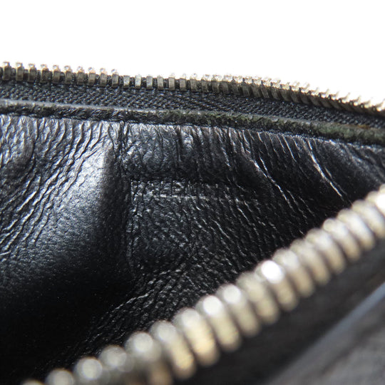 BALENCIAGA Coin case 640535 leather black logo