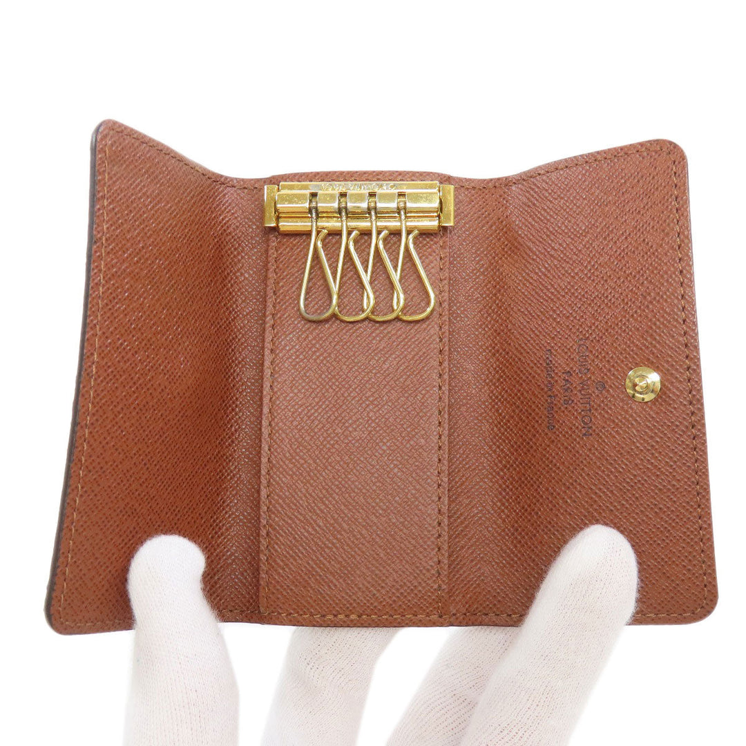 LOUIS VUITTON Key case Key holder  M69517 Monogram canvas Brown Multicles4 Women(Unisex) Used Authentic