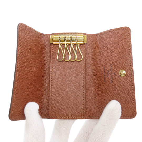 LOUIS VUITTON Key case Key holder  M69517 Monogram canvas Brown Multicles4 Women(Unisex) Used Authentic