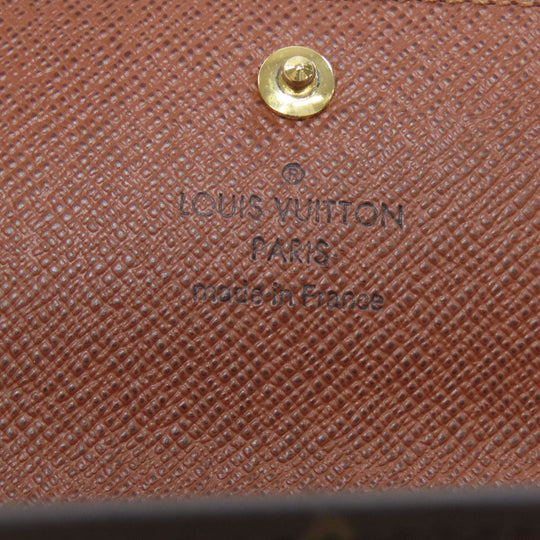 LOUIS VUITTON Key case Key holder  M69517 Monogram canvas Brown Multicles4 Women(Unisex) Used Authentic