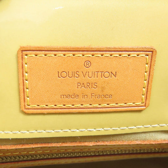 LOUIS VUITTON Handbag M91144 Vernis beige Reed PM Women Used Authentic