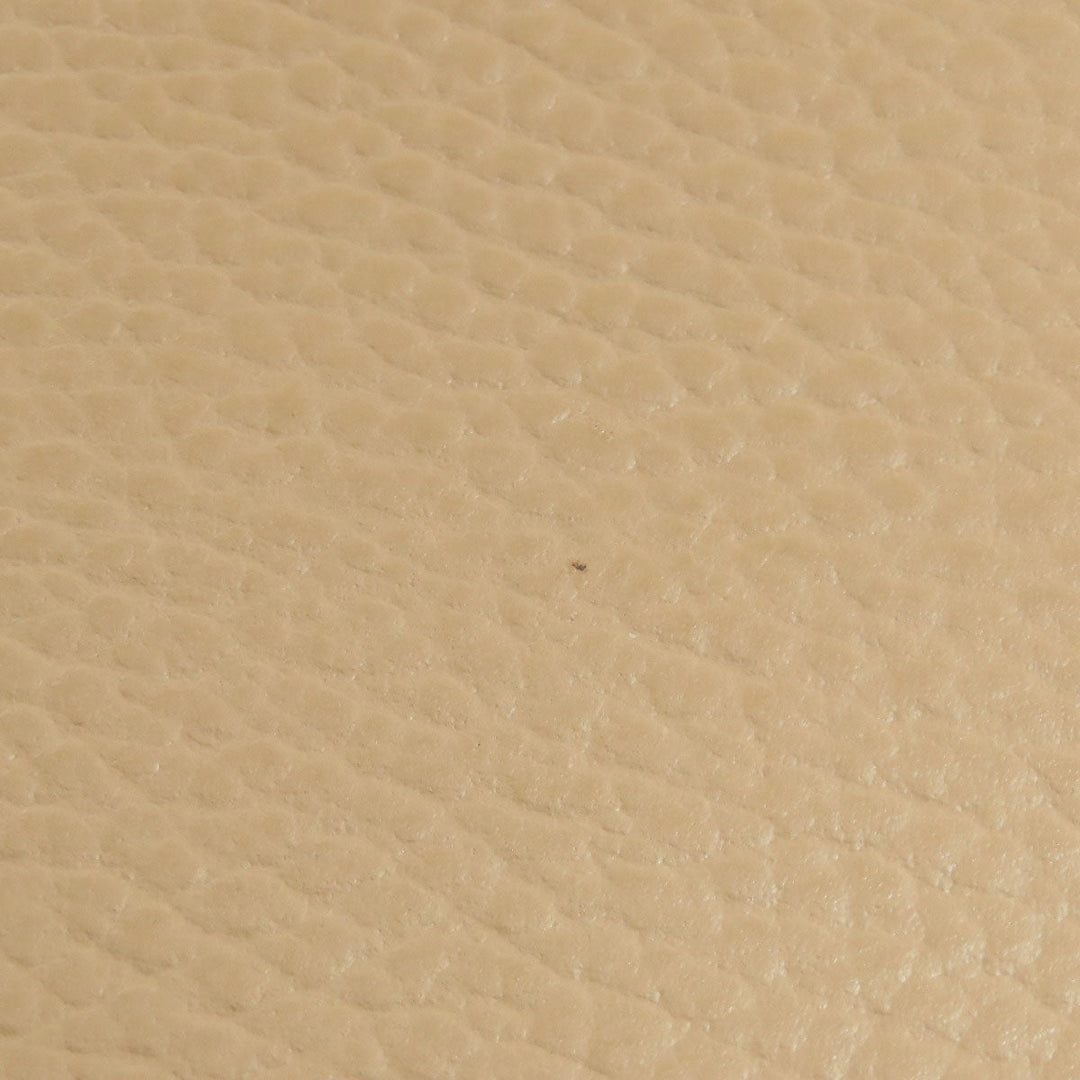 BURBERRY Handbag leather beige logo Women Used Authentic