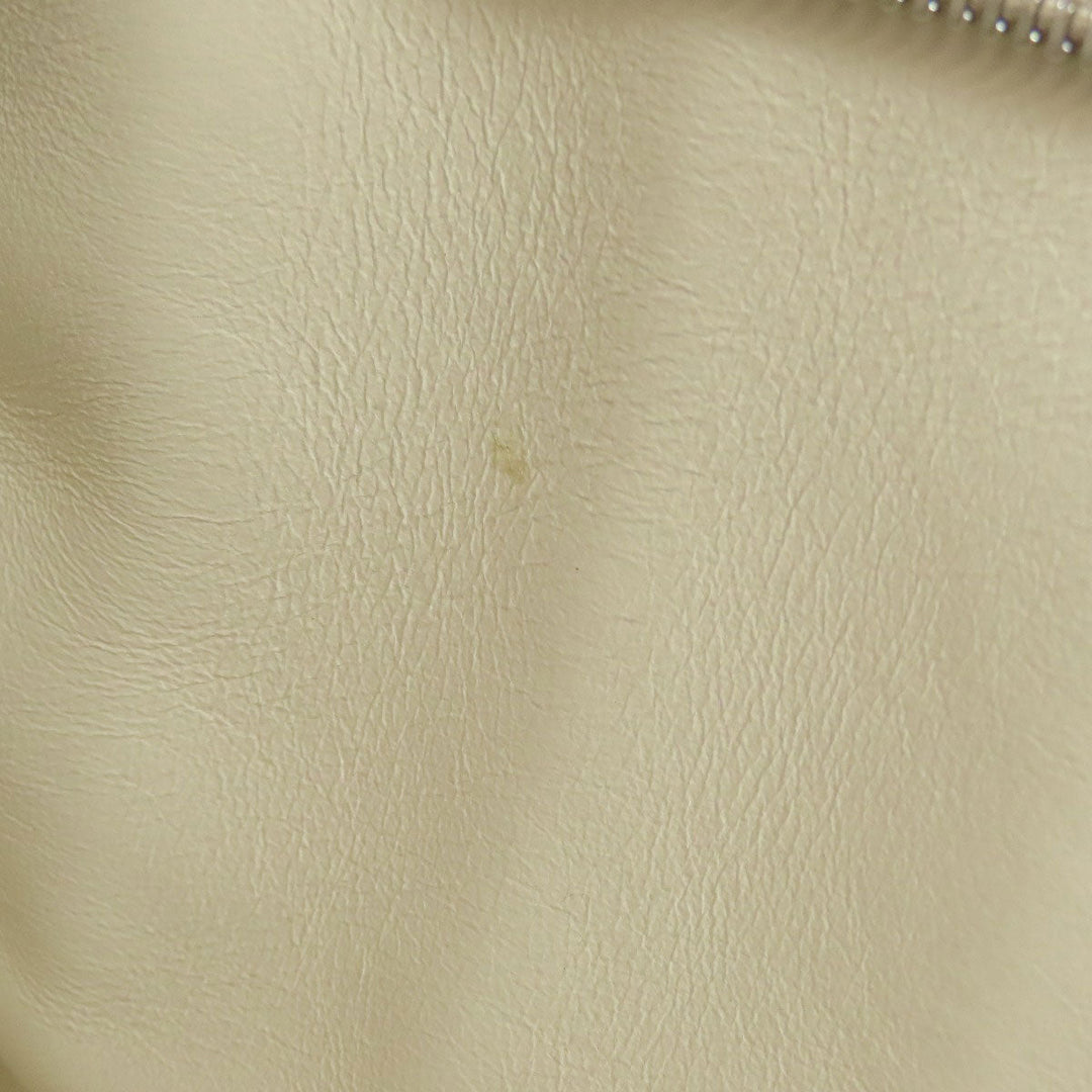 CELINE Handbag canvas white Trapeze 2WAY Women Used Authentic