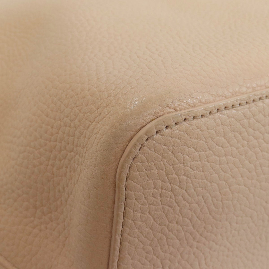 Tory Burch Tote Bag leather pink logo Women Used Authentic