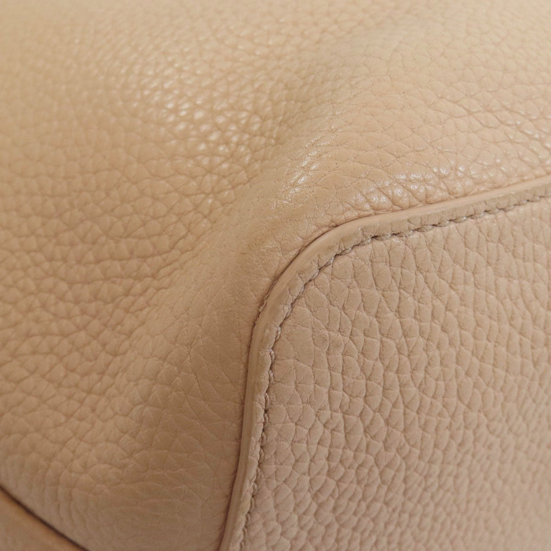Tory Burch Tote Bag leather pink logo Women Used Authentic