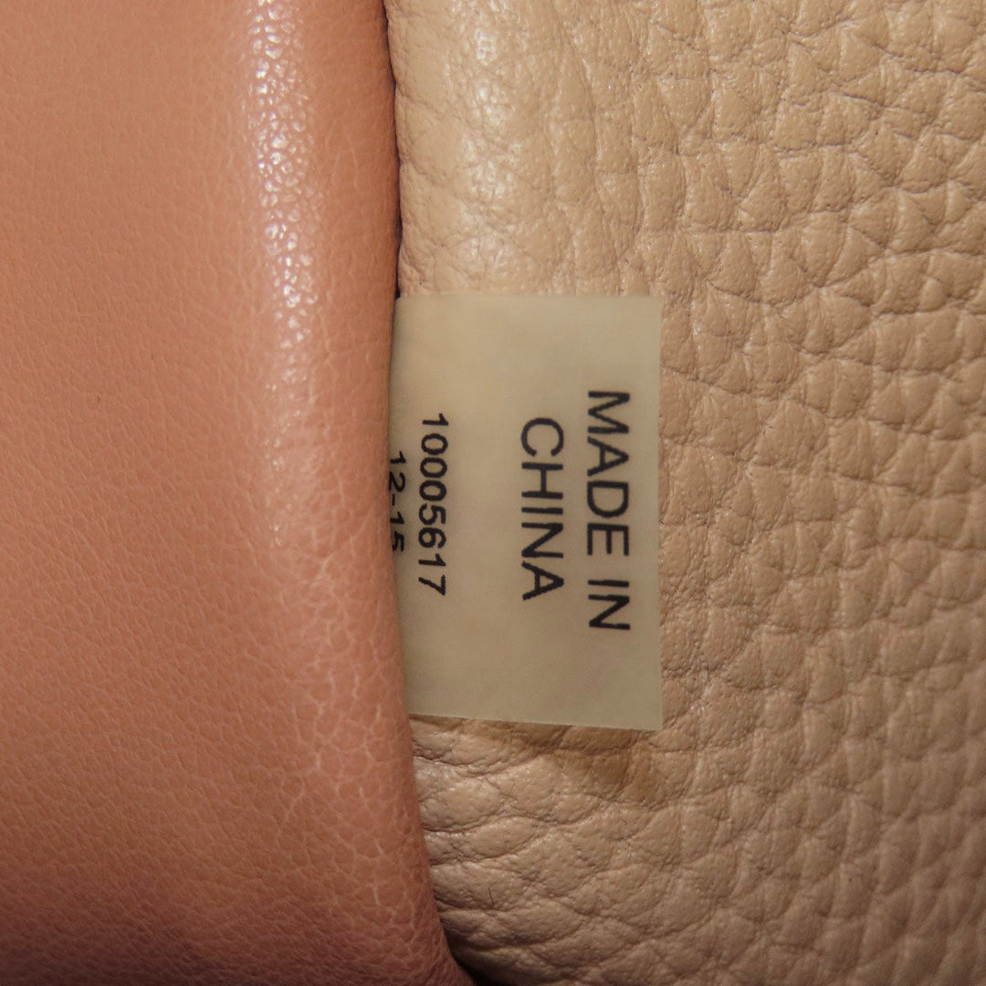 Tory Burch Tote Bag leather pink logo Women Used Authentic