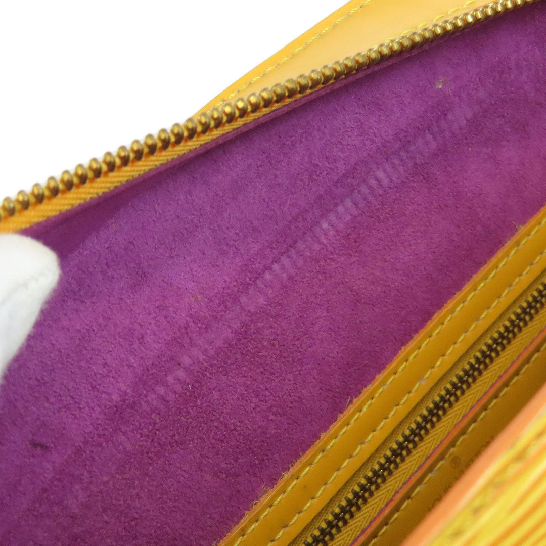 LOUIS VUITTON Tote Bag M52269 Epi yellow Sun jack shopping Women Used Authentic