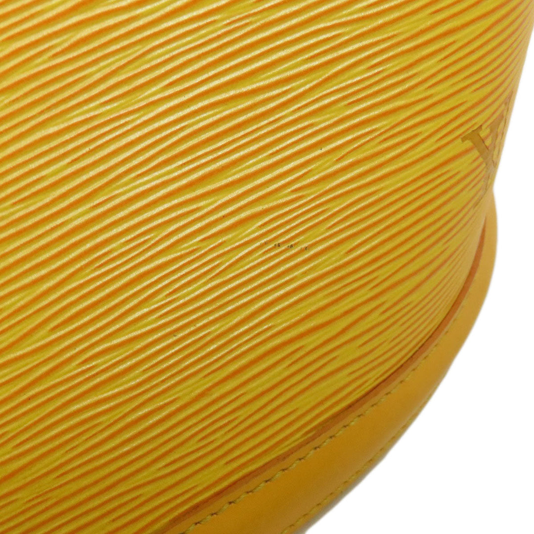 LOUIS VUITTON Tote Bag M52269 Epi yellow Sun jack shopping Women Used Authentic