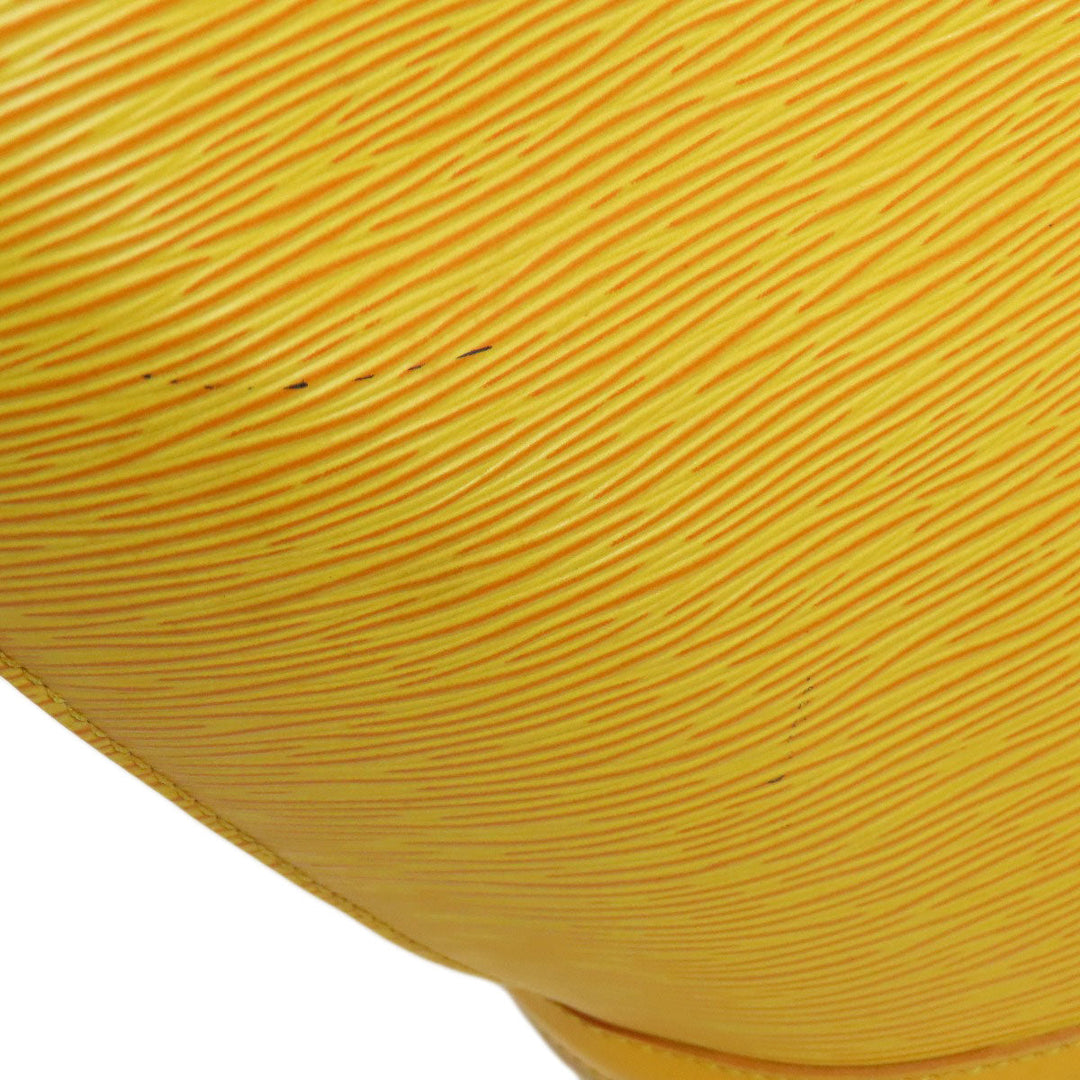 LOUIS VUITTON Tote Bag M52269 Epi yellow Sun jack shopping Women Used Authentic