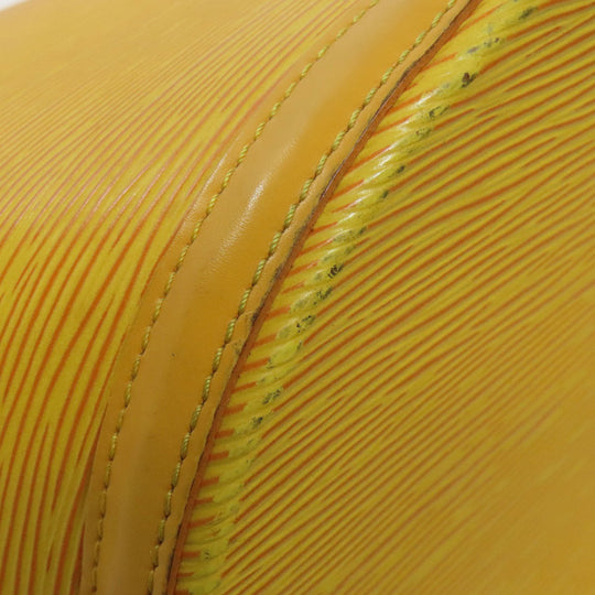 LOUIS VUITTON Tote Bag M52269 Epi yellow Sun jack shopping Women Used Authentic