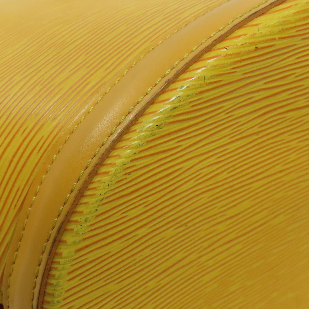 LOUIS VUITTON Tote Bag M52269 Epi yellow Sun jack shopping Women Used Authentic