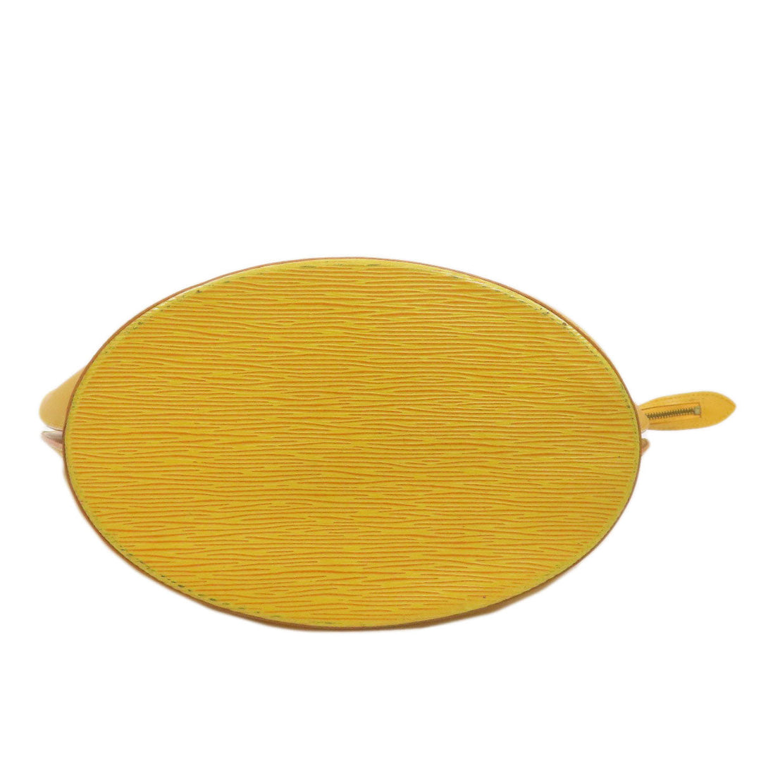 LOUIS VUITTON Tote Bag M52269 Epi yellow Sun jack shopping Women Used Authentic